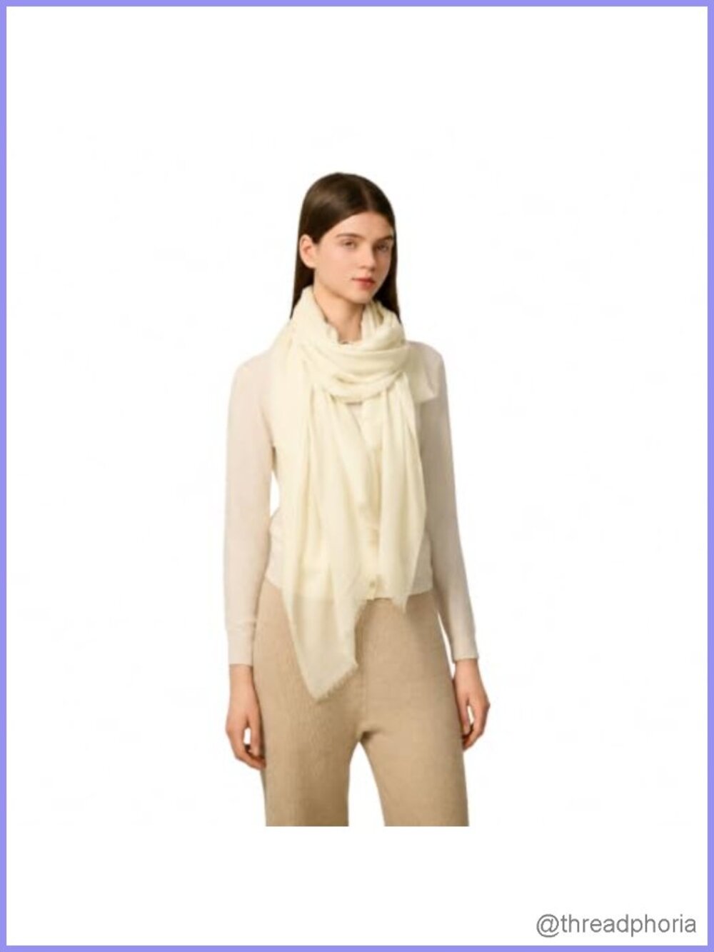 100% Cashmere Oversized Shawl Wrap Featheweight Sheer Scarf
